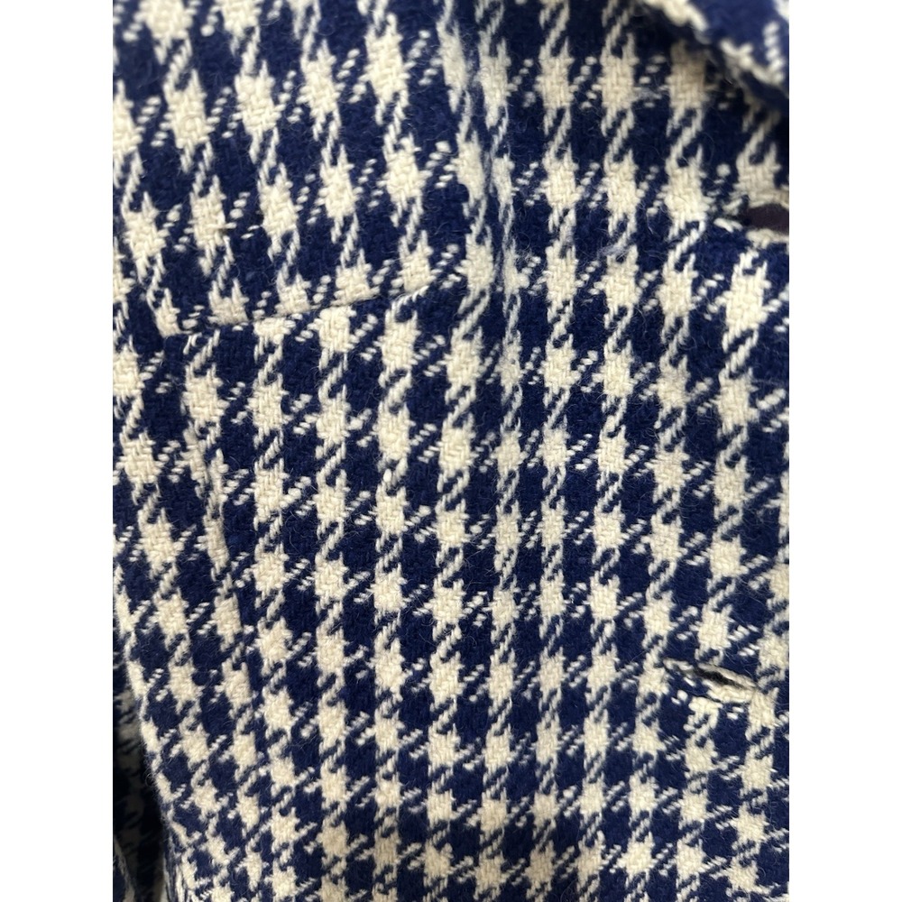 Vintage Donegal Handwoven Tweed Suit Colette Modes Dublin Wool Houndstooth Sz 12 - Picture 10 of 15